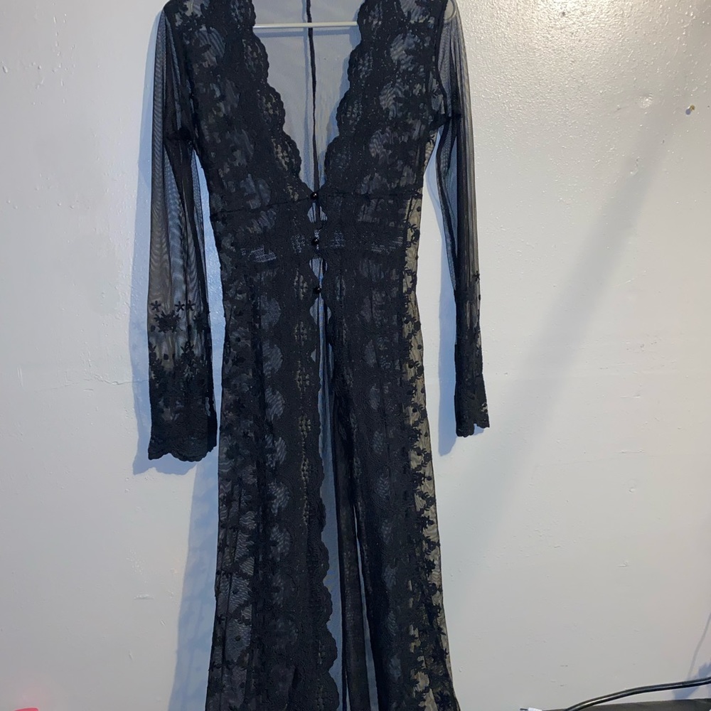 Sheer cover outerwear